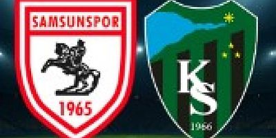 Samsunspor Kocaelispor 0-0 golsüz beraberlik