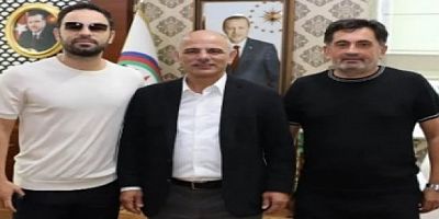 Şener Başkana Selçuk İnan ve Metin Özkan ziyareti