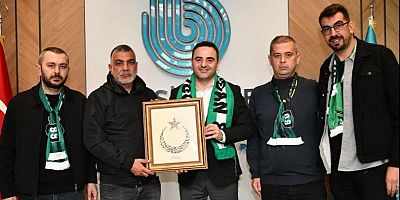 Taraftar Derneğinden Yasin Başkana ziyaret