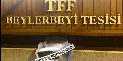 Taraftarlar Derneği TFF kapısına siyah çelenk bırakacak