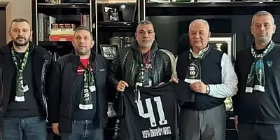 Taraftarlar Derneğinden İbrahim Aracı'ya ziyaret