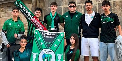 Tevfik Seno Anadolu Liseliler Prag'ta Kocaelispor'un bayrağını açtı