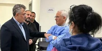 Tipioğlu'dan hastanede Efe Kartal Öztay ziyareti