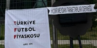 Türkiye Futbol Fiyaskosu TFF Üni Hmpankartı