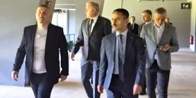 Vali Aktaş'tan stadyumda detaylı inceleme turu