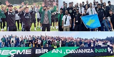 Taraftarlarımızdan Takıma mesaj 'Vazgeçme Bir An Davamıza İNAN 