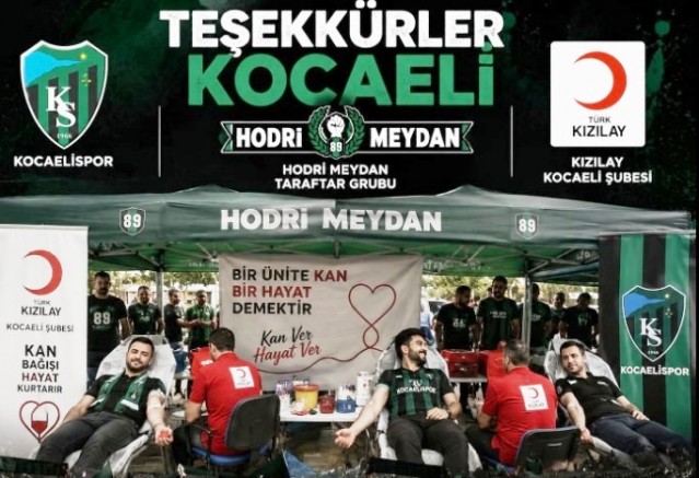 Hodri Meydan'ın Kızılay'la Kan bağışı kampanyası başarıyla tamamlandı