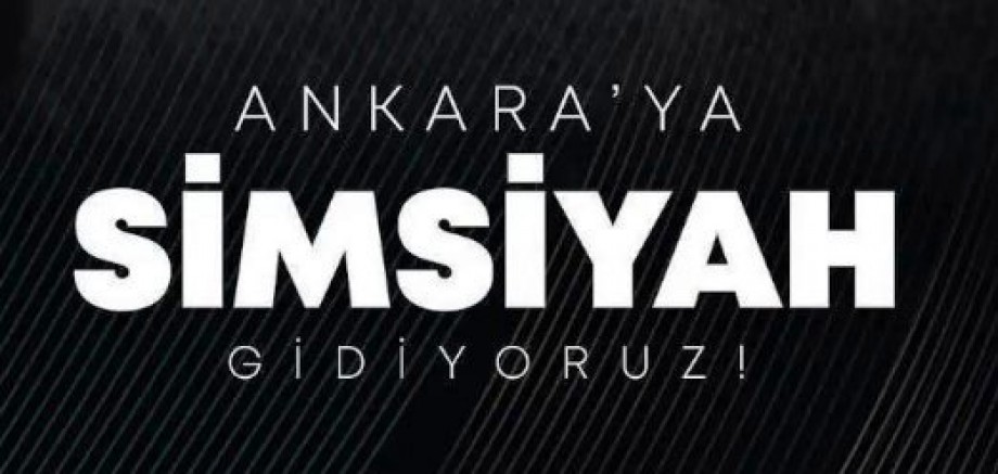 Taraftarlar Ankara'ya tek renk simsiyah gidecek