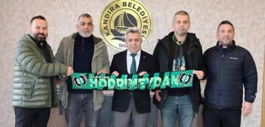 Taraftarların Kandıra'da Erol Ölmez ziyareti