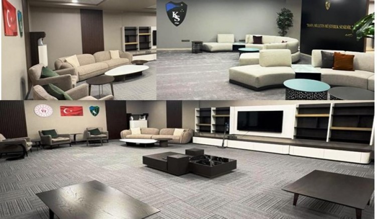TURKA Kocaeli Stadyumu’nda VIP Salon ve Basın Odasına konforlu düzenleme
